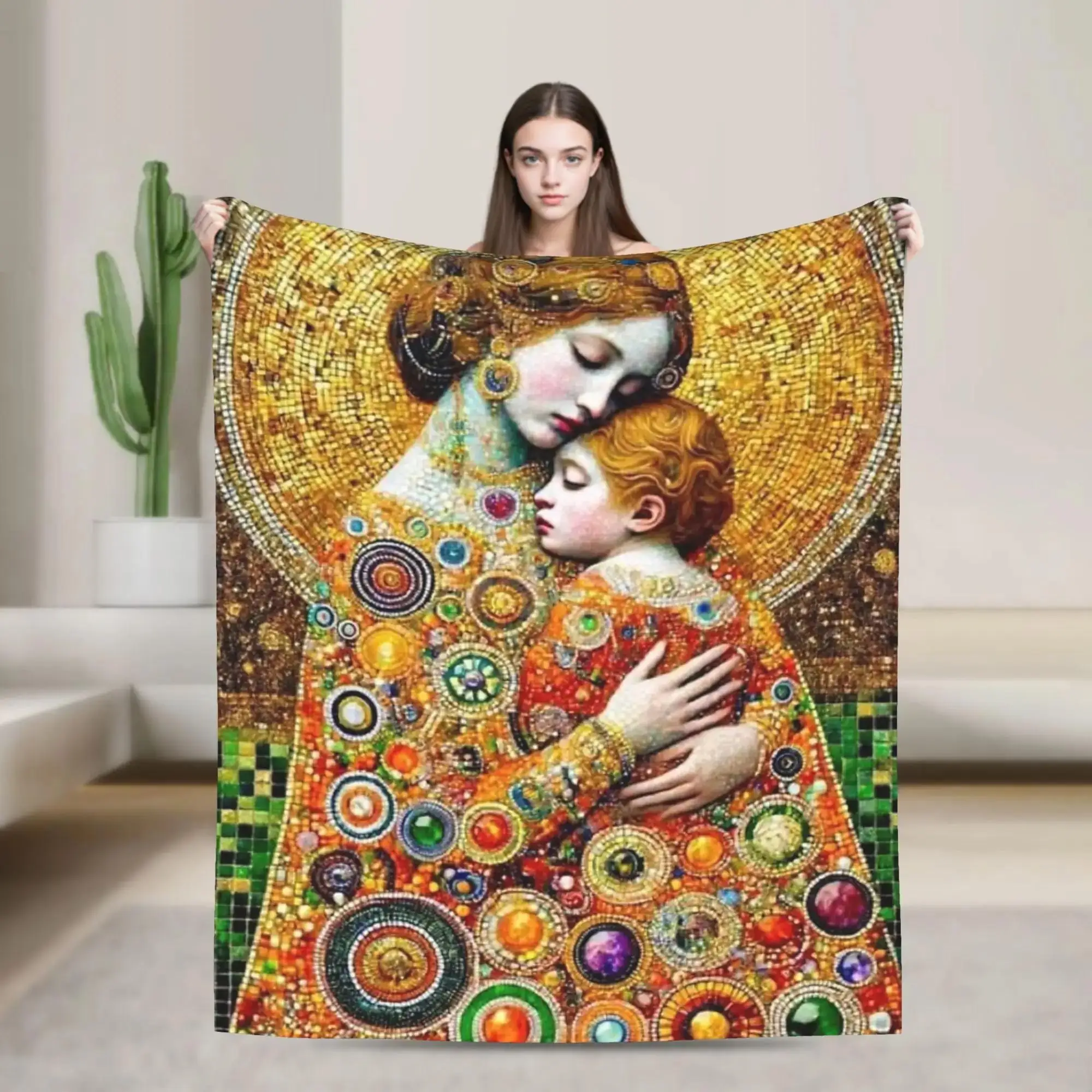 Детское теплое одеяло Klimt, декоративный плюшевый плед, эстетичное фланелевое покрывало, чехол для дивана, декор для дома
Детское теплое одеяло Klimt, декоративный плюшевый плед, эстетичное фланелевое покрывало, чехол для дивана, декор для дома