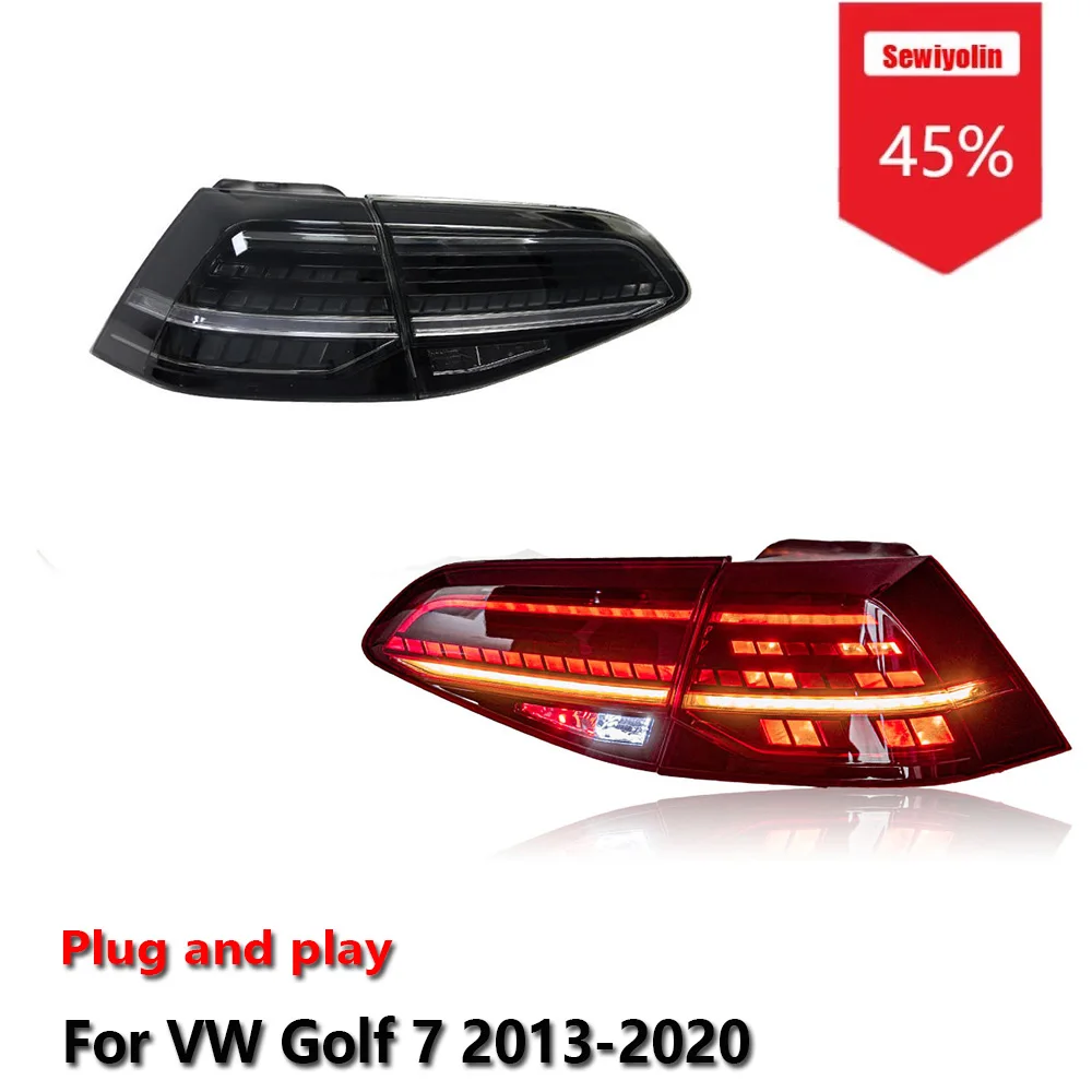 Sewiyolin автомобильный светодиодный задний фонарь аксессуары для VW Golf 7 2013-2020 Golf 7.5 DRL тормозной указатель поворота Plug and Play
Sewiyolin автомобильный светодиодный задний фонарь аксессуары для VW Golf 7 2013-2020 Golf 7.5 DRL тормозной указатель поворота Plug and Play