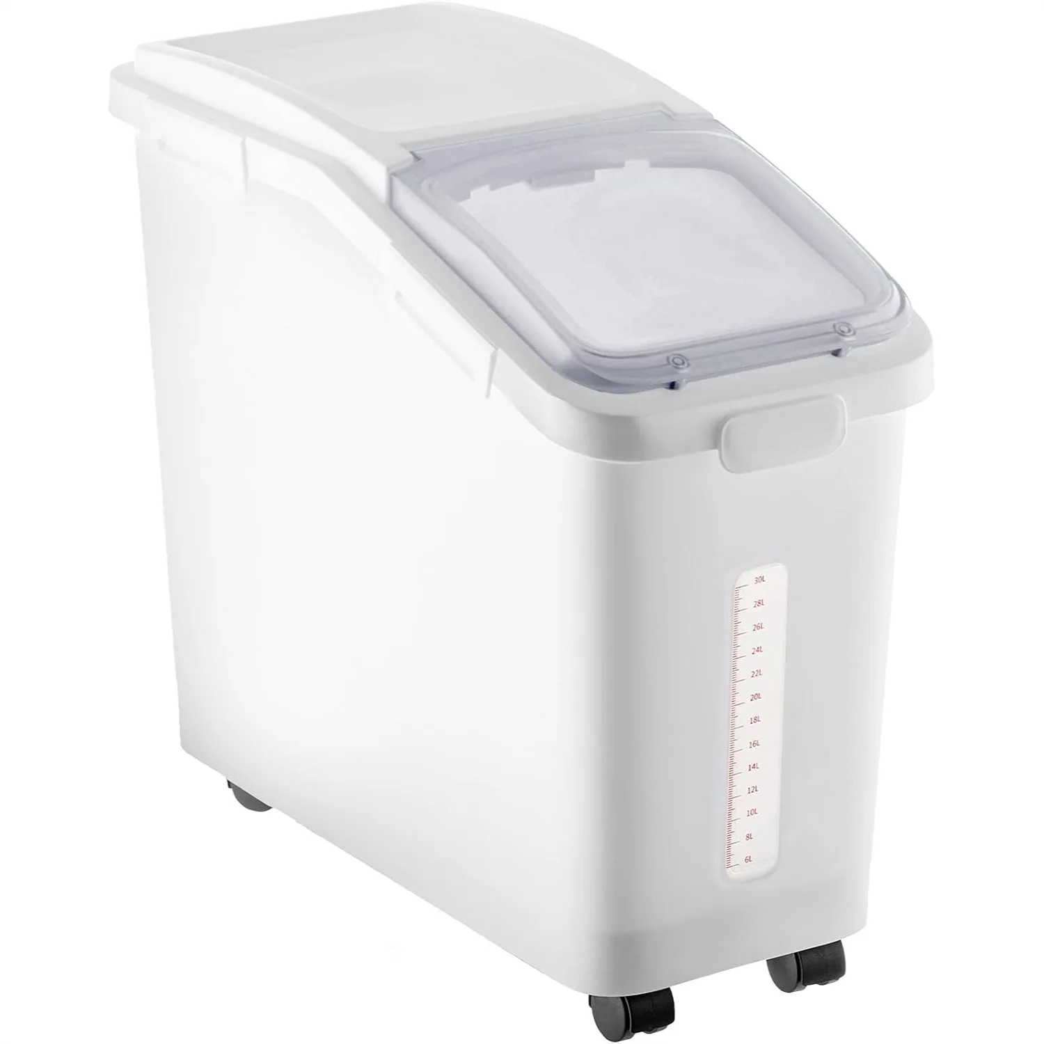 11.4 Gallon Ingredient Storage Bin with Wheels, Flour Bin with Lid and Scoop, Large Capacity Rice Bin for Kitchen, White
11.4 Gallon Ingredient Storage Bin with Wheels, Flour Bin with Lid and Scoop, Large Capacity Rice Bin for Kitchen, White