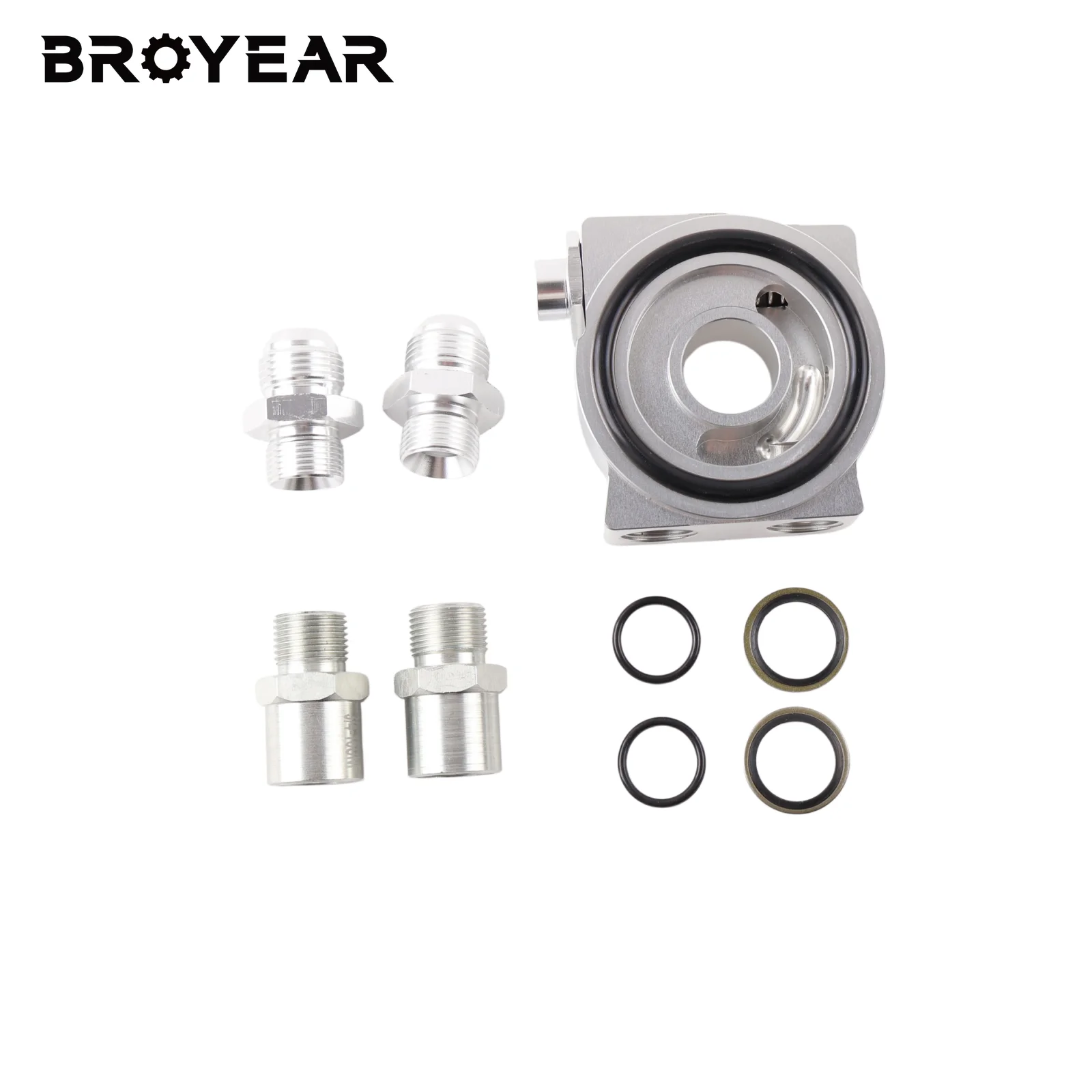 Broyear High Quality Aluminum AN8 AN10 Oil Cooler Sandwich Plate Filter Adapter Turbo Thermostat Oil Sender Adapter
Broyear High Quality Aluminum AN8 AN10 Oil Cooler Sandwich Plate Filter Adapter Turbo Thermostat Oil Sender Adapter
