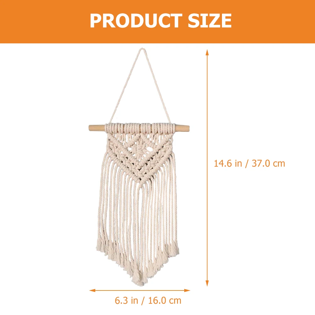 Bohemian Woven Tapestry Macrame Wall Hanging Decor Cotton Rope Fringe Home Bedroom DIY Party Supplies Bohemian Style
Bohemian Woven Tapestry Macrame Wall Hanging Decor Cotton Rope Fringe Home Bedroom DIY Party Supplies Bohemian Style