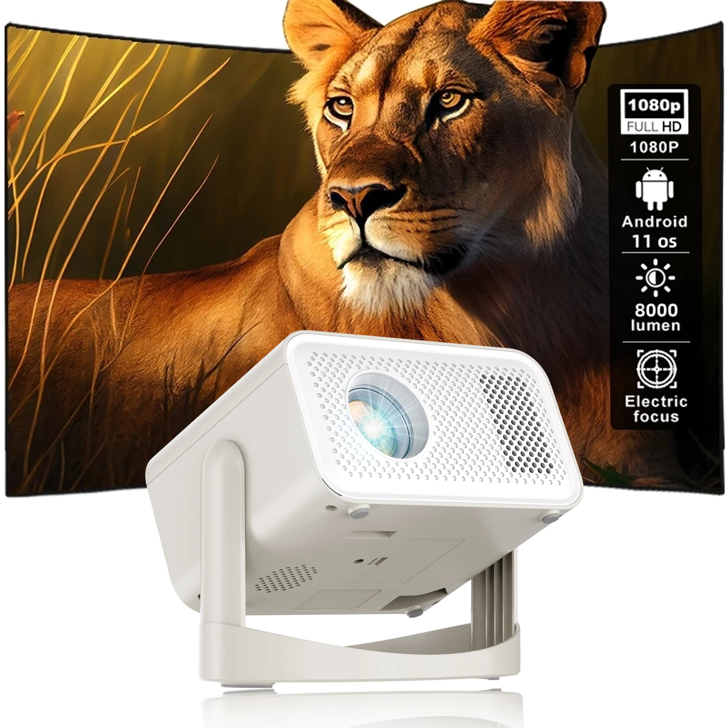FXTech Native 1080P 650ANSI 4K Android11 HT23 Projector With Auto Keystone Correction Focus Wifi6 BT5.2 Portable Movie Outdoor
FXTech Native 1080P 650ANSI 4K Android11 HT23 Projector With Auto Keystone Correction Focus Wifi6 BT5.2 Portable Movie Outdoor
