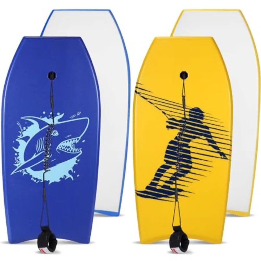 Beach bodyboarding: PE surfboards with EPS core, blue/black, lightweight durable for kids, teens, adults
Beach bodyboarding: PE surfboards with EPS core, blue/black, lightweight durable for kids, teens, adults