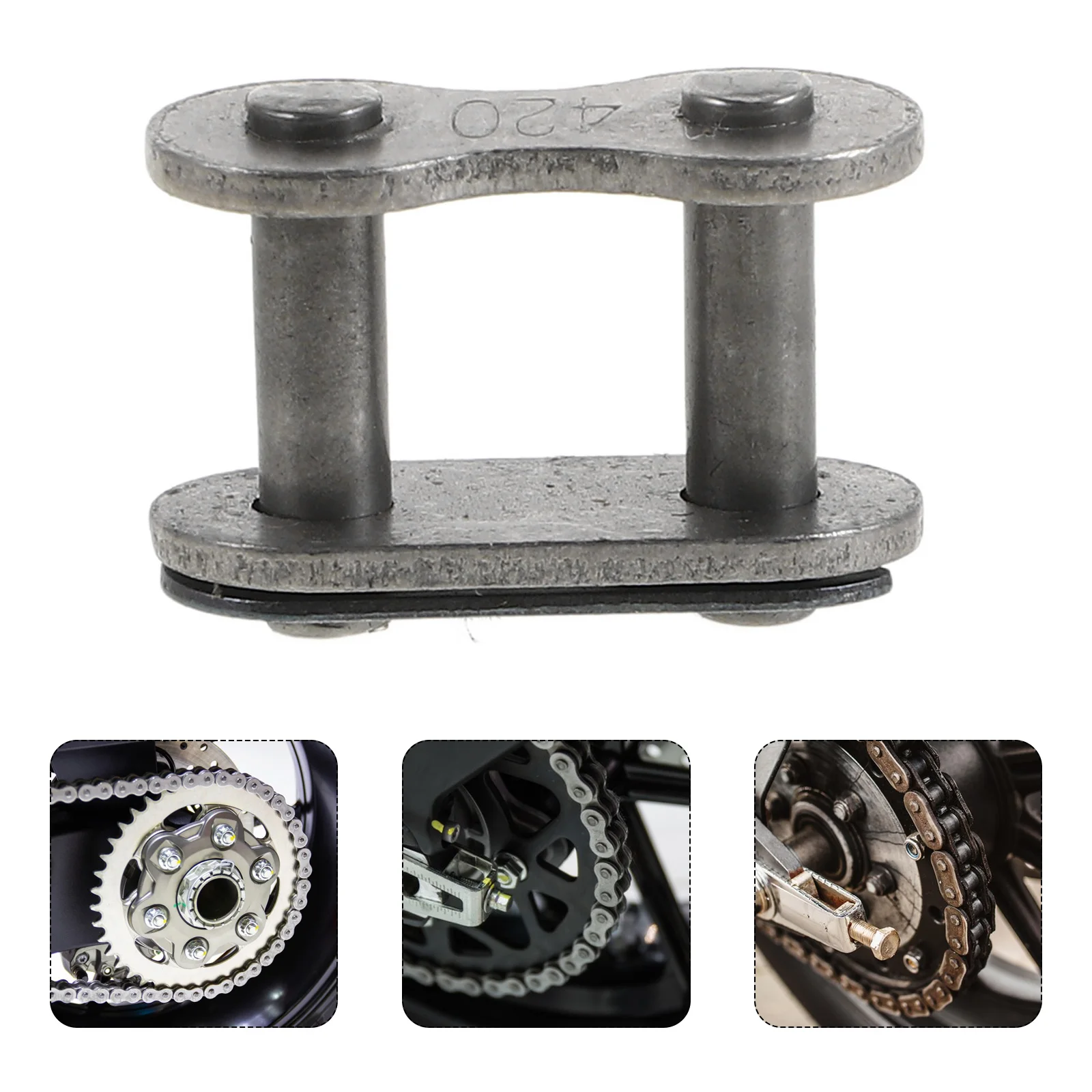 10 Pcs Chain Buckle Coupler Fastener for Rough Roads Lock Bike Link Connecting Connector Silver Extension Joint
10 Pcs Chain Buckle Coupler Fastener for Rough Roads Lock Bike Link Connecting Connector Silver Extension Joint