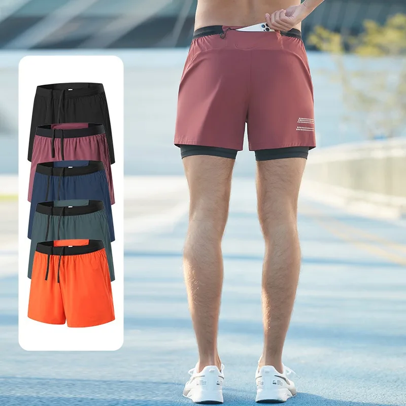 Men's Elastic Tight - Fitting Double - Layered Fake Two - Piece Sports Shorts for Fitness, Running & Basketball
Men's Elastic Tight - Fitting Double - Layered Fake Two - Piece Sports Shorts for Fitness, Running & Basketball