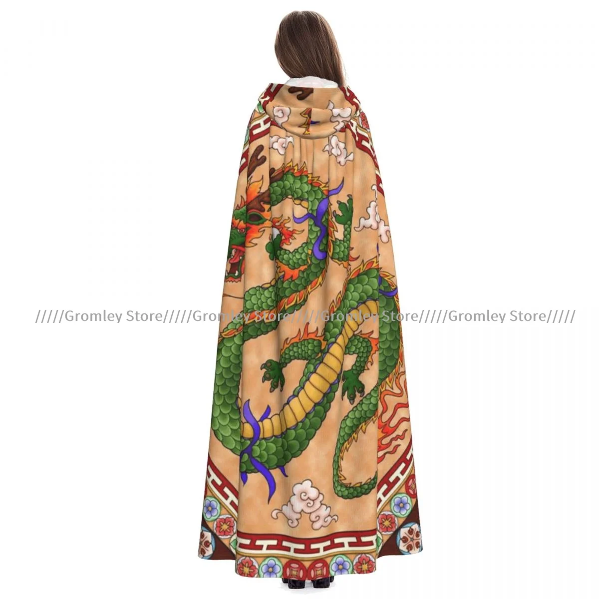 Dragon Witch Cloak Hooded Cosplay Costume Halloween Adult Long Party Cape
Dragon Witch Cloak Hooded Cosplay Costume Halloween Adult Long Party Cape