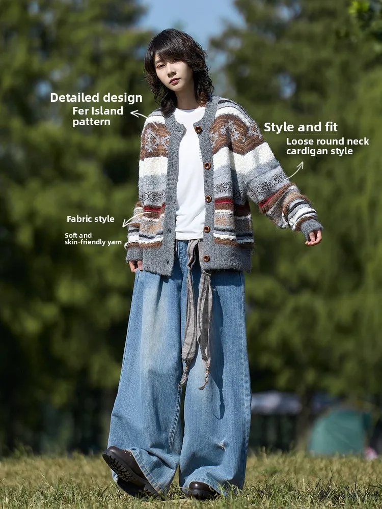 Японский утепленный кардиган Maood свободного кроя с текстурой, в стиле колор-блок, удлиненный, в полоску, для строительных площадок
Японский утепленный кардиган Maood свободного кроя с текстурой, в стиле колор-блок, удлиненный, в полоску, для строительных площадок