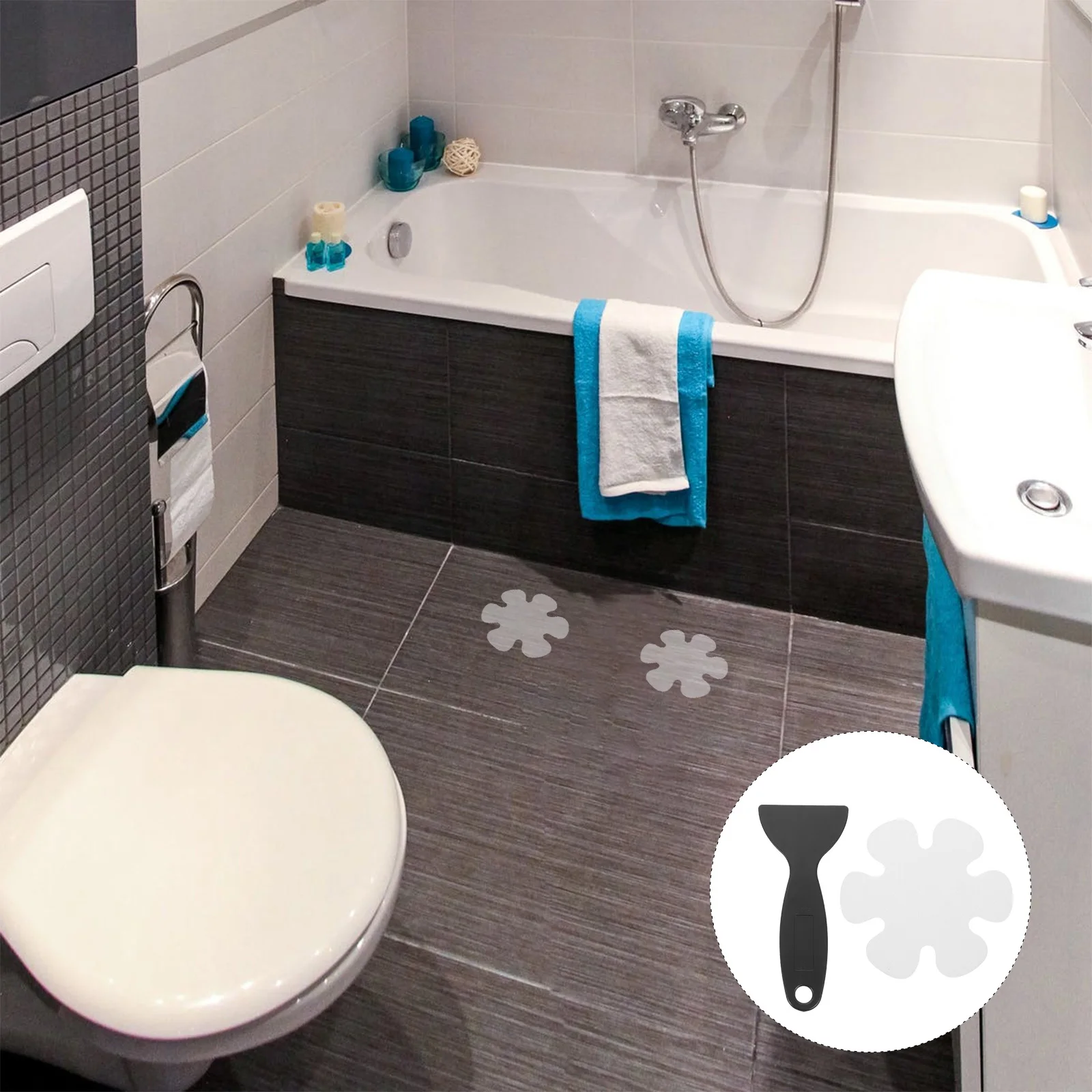 Non slip Bathtub Stickers Transparent Flower Shape PEVA Grip for Bathroom Floor Easy Install No Residue Stairs Pool Home
Non slip Bathtub Stickers Transparent Flower Shape PEVA Grip for Bathroom Floor Easy Install No Residue Stairs Pool Home