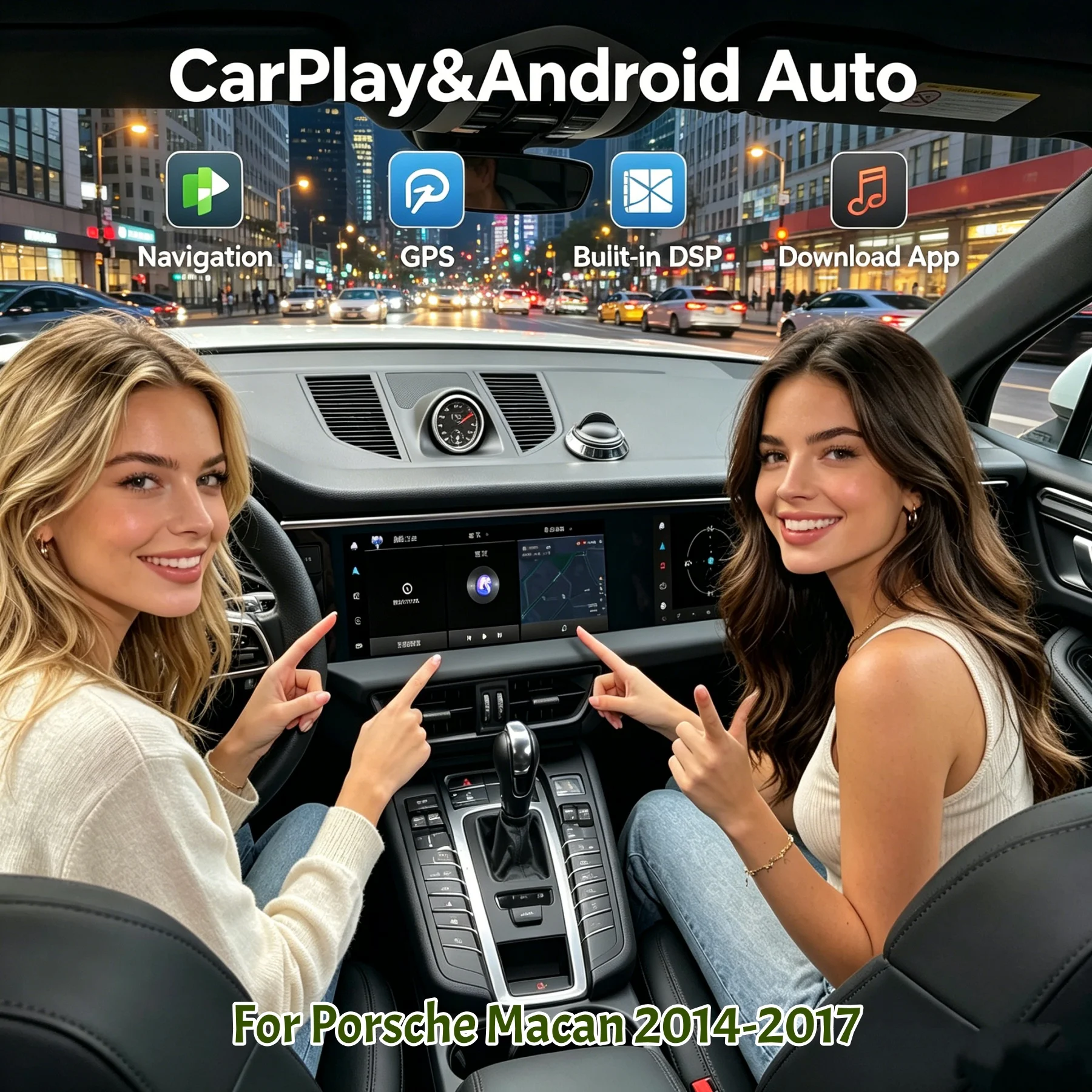 12.3" Dual Screen For Porsche Macan 2014-2017 LHD RHD Car Radio Android Auto Navigation GPS Multimedia Player Radio Carplay
12.3" Dual Screen For Porsche Macan 2014-2017 LHD RHD Car Radio Android Auto Navigation GPS Multimedia Player Radio Carplay