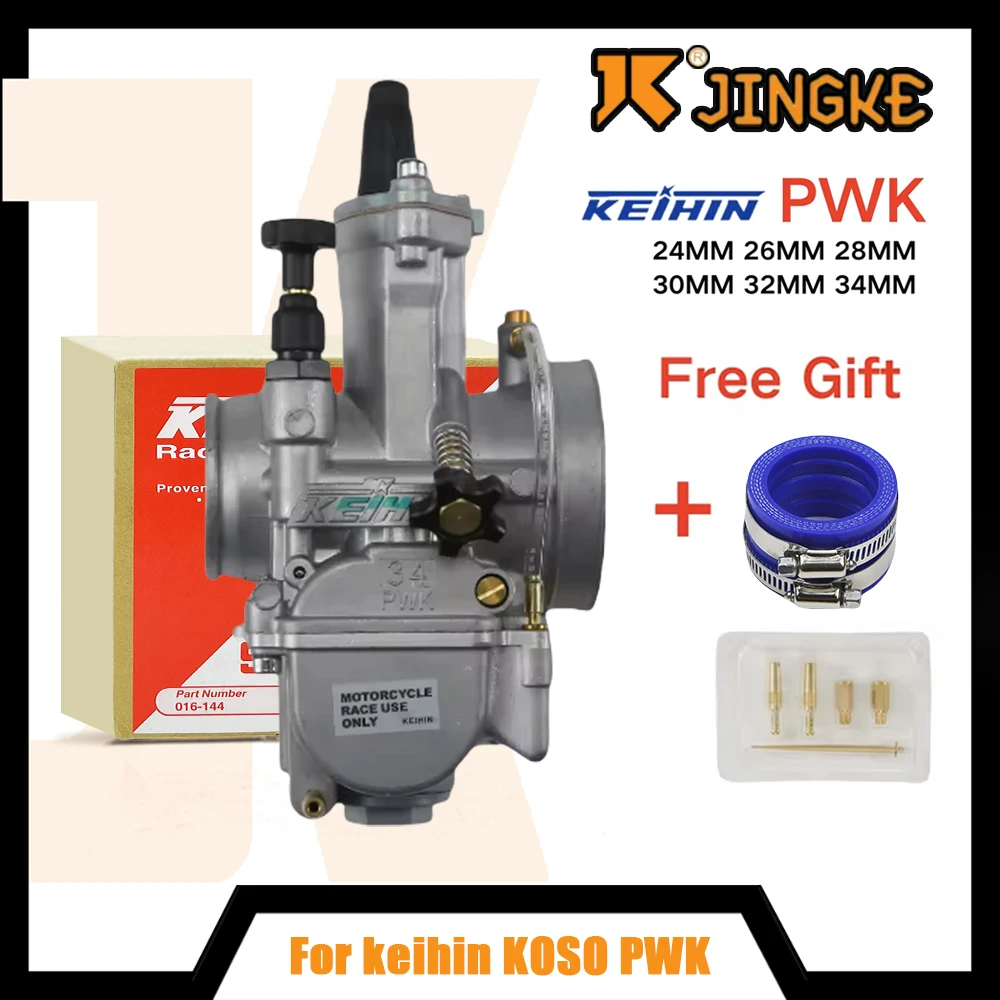 Motorcycle Carburetor Carb For Keihin KOSO PWK 24 26 28 30 32 34mm 2T 4T ATV Quad Go Kart Dirt Bike Scooter 50-250cc
Motorcycle Carburetor Carb For Keihin KOSO PWK 24 26 28 30 32 34mm 2T 4T ATV Quad Go Kart Dirt Bike Scooter 50-250cc