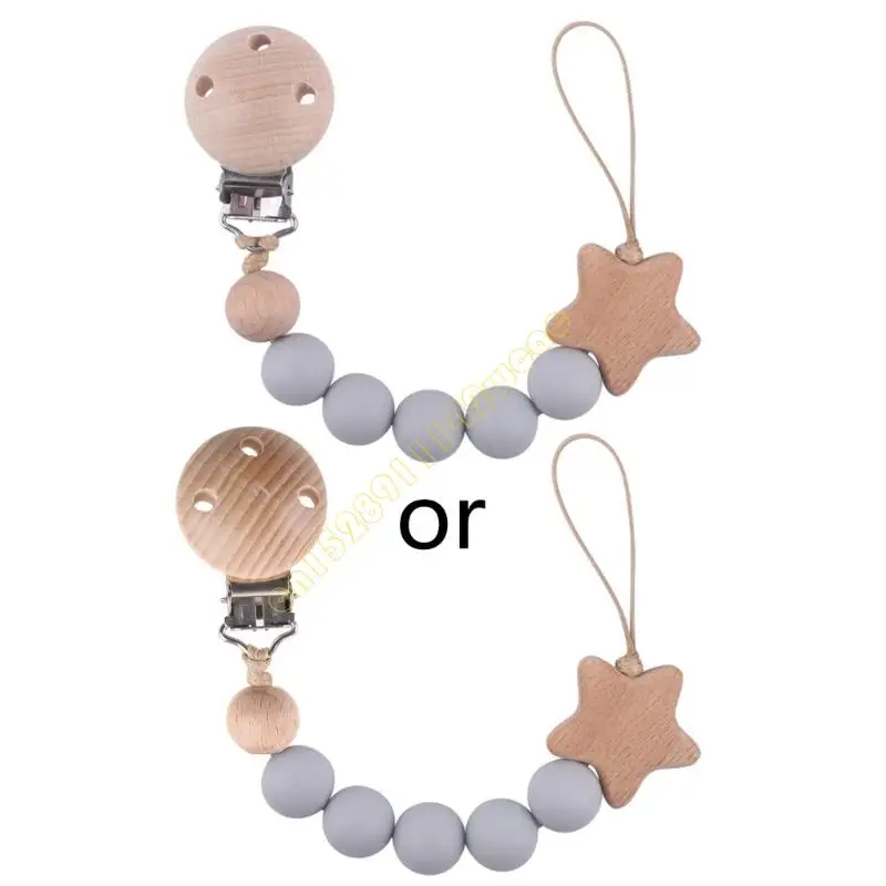 Pacifier Clips Baby Girl Pacifier Holders Silicone Clip with Teething Beads Toy DXAD
Pacifier Clips Baby Girl Pacifier Holders Silicone Clip with Teething Beads Toy DXAD