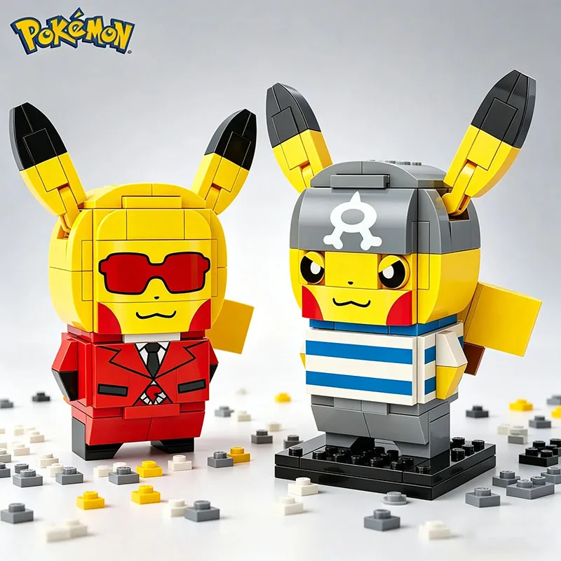 Pokemon Pikachū Building Blocks Model Anime Peripherals Classic Cartoon Assembly Model Bricks Educational Toys Gift For Fans
Pokemon Pikachū Building Blocks Model Anime Peripherals Classic Cartoon Assembly Model Bricks Educational Toys Gift For Fans