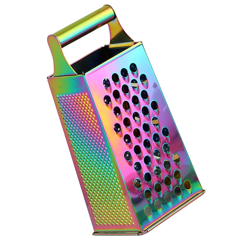 Multifunctional Stainless Steel Grater Veggie Slicer Cheese Shredder Tool Rose Gold Handle Kitchen Vegetable Fruit Aid
Multifunctional Stainless Steel Grater Veggie Slicer Cheese Shredder Tool Rose Gold Handle Kitchen Vegetable Fruit Aid