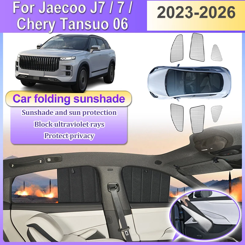 Car Coverage Sunshades For Jaecoo J7 PHEV 2026 Accessories Chery Tansuo 06 2023 2024 2025 Sunshade Cover Auto Privacy Sun Visors
Car Coverage Sunshades For Jaecoo J7 PHEV 2026 Accessories Chery Tansuo 06 2023 2024 2025 Sunshade Cover Auto Privacy Sun Visors