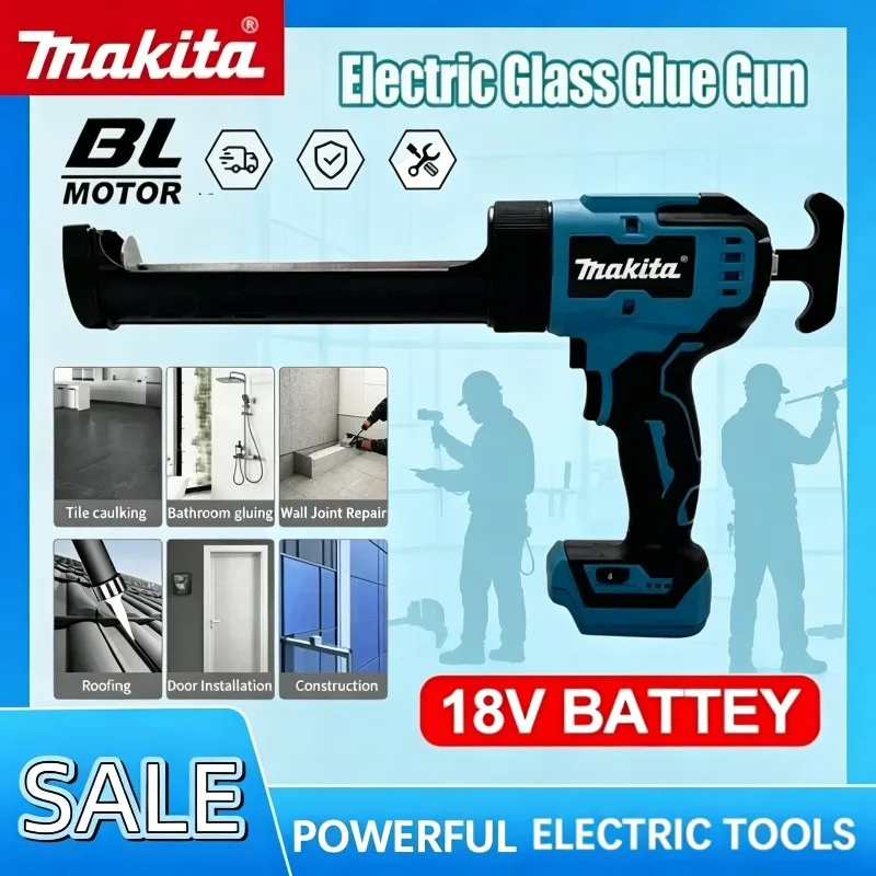 Makita Cordless Electric Glue Gun Multifunctional Electric Caulking Gun Portable Glue Filling Sealing Power Tool For 18V Battery
Makita Cordless Electric Glue Gun Multifunctional Electric Caulking Gun Portable Glue Filling Sealing Power Tool For 18V Battery