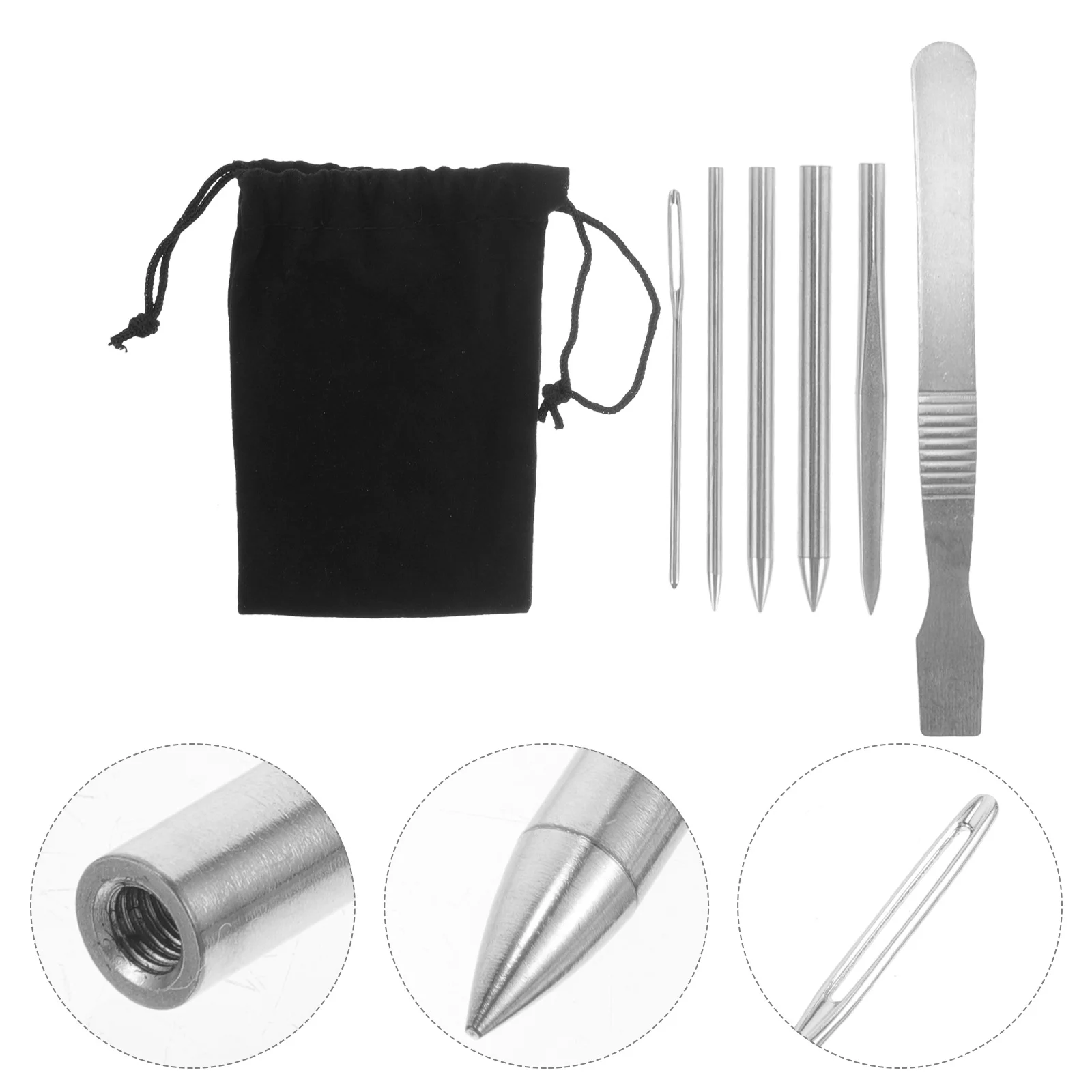 1Set Paracord Lacing Needle Set Stainless Steel Braiding Tools for DIY Craft and Jewelry Making Gifts Paracord Stitching Set
1Set Paracord Lacing Needle Set Stainless Steel Braiding Tools for DIY Craft and Jewelry Making Gifts Paracord Stitching Set