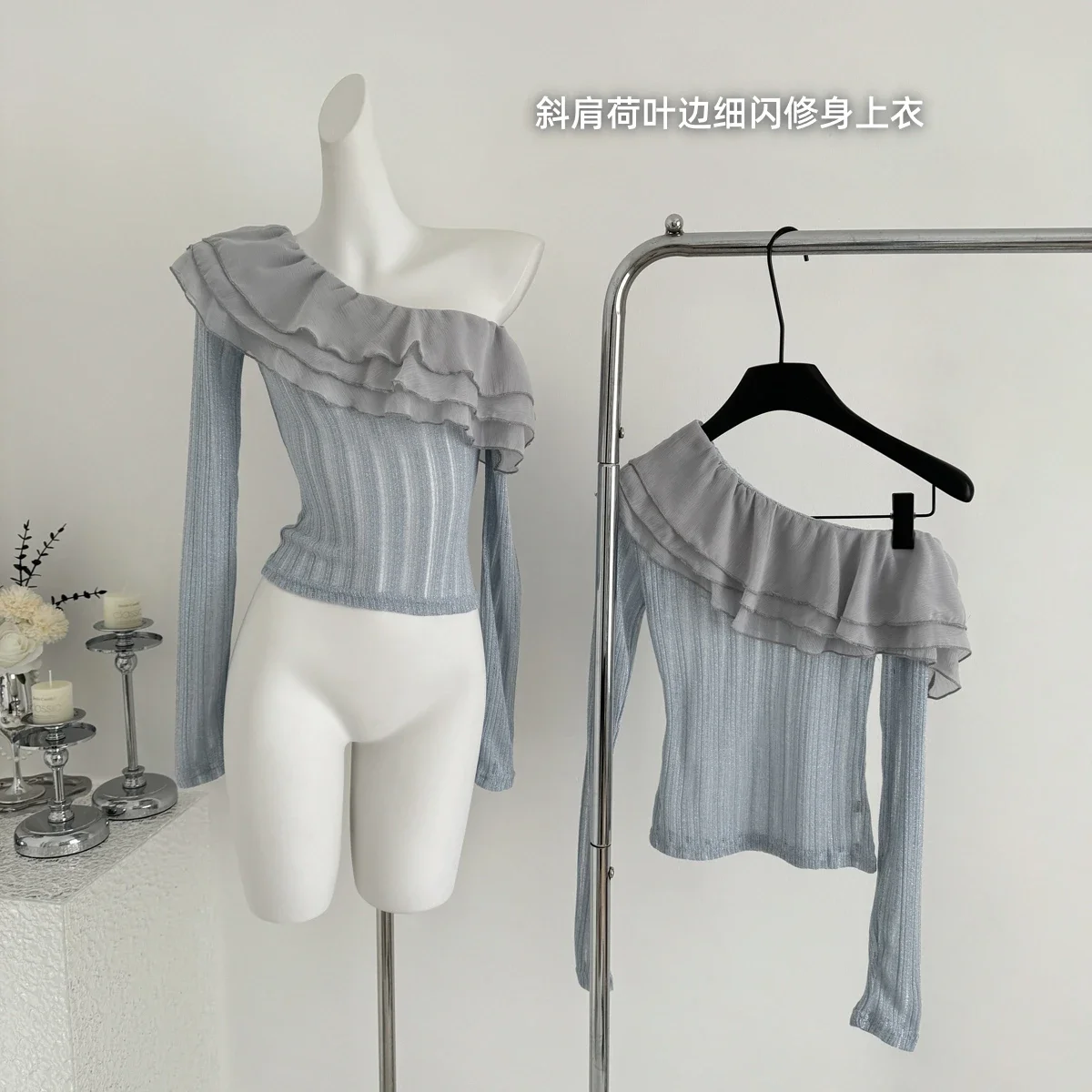 Spring Autumn Sexy Knitted Pullover Women Korean Fashion Lace Ruffles Off Shoulder Soft Sweater Female Casual Knitwear Top
Spring Autumn Sexy Knitted Pullover Women Korean Fashion Lace Ruffles Off Shoulder Soft Sweater Female Casual Knitwear Top