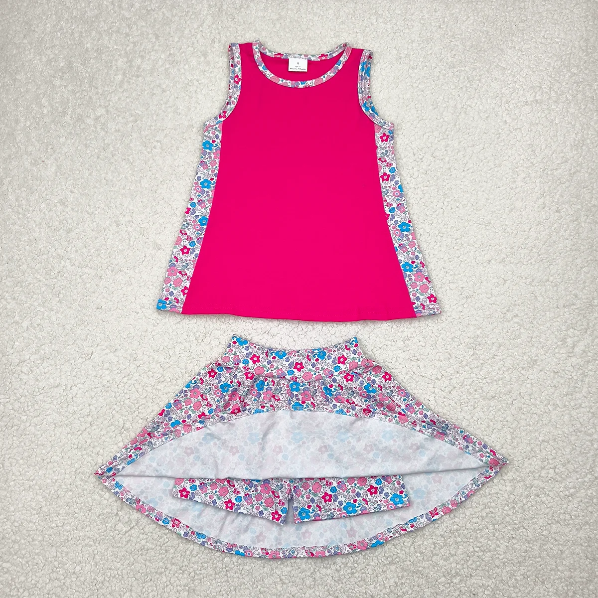 Summer Fashion Baby Girls Pink Tunic Top Skorts Skirts Clothes Sets Wholesale Boutique Fashion Children Kid Clothes
Summer Fashion Baby Girls Pink Tunic Top Skorts Skirts Clothes Sets Wholesale Boutique Fashion Children Kid Clothes