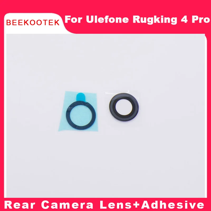 New Original Ulefone Rugking 4 Pro Rear Camera Lens Back Camera Lens Glass Cover With Adhesive For Ulefone Rugking 4 Pro Phone