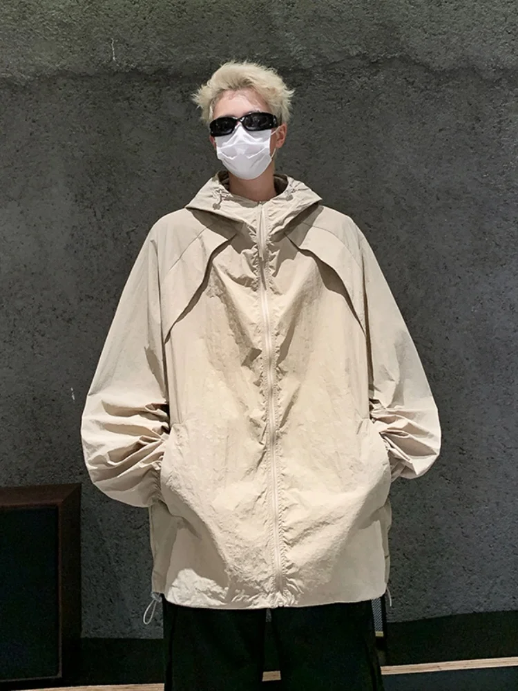 Men's Summer Thin Ice Silk Sun Protection Clothing Outdoor Anti-Uv Retro American Sle Faionable Outerwear Zipped Hoodie
Men's Summer Thin Ice Silk Sun Protection Clothing Outdoor Anti-Uv Retro American Sle Faionable Outerwear Zipped Hoodie