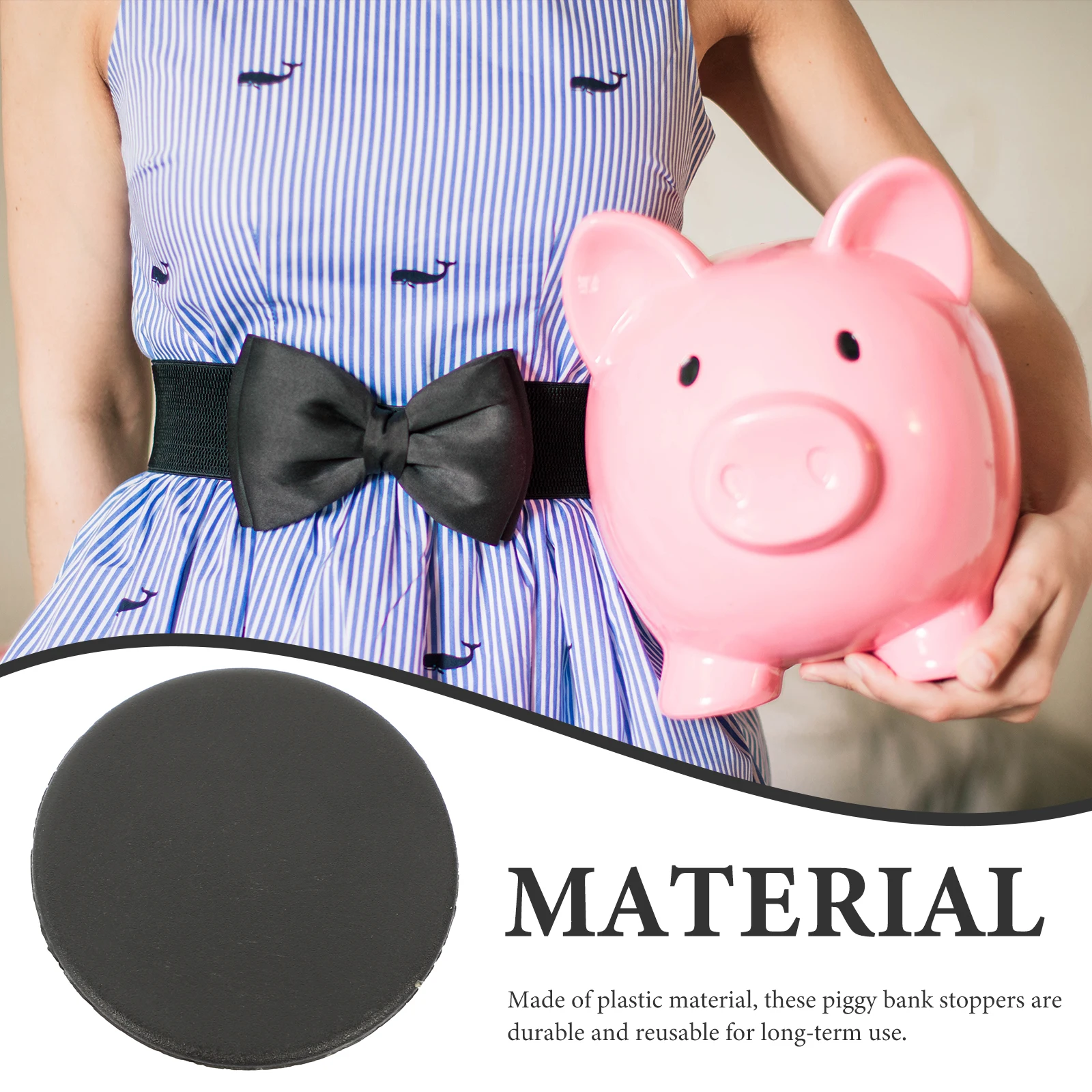 20 Pcs 40mm Black Plastic Plugs Hole Covers for Piggy Banks Saving Boxes Coin Stoppers Storage Containers Reusable
20 Pcs 40mm Black Plastic Plugs Hole Covers for Piggy Banks Saving Boxes Coin Stoppers Storage Containers Reusable