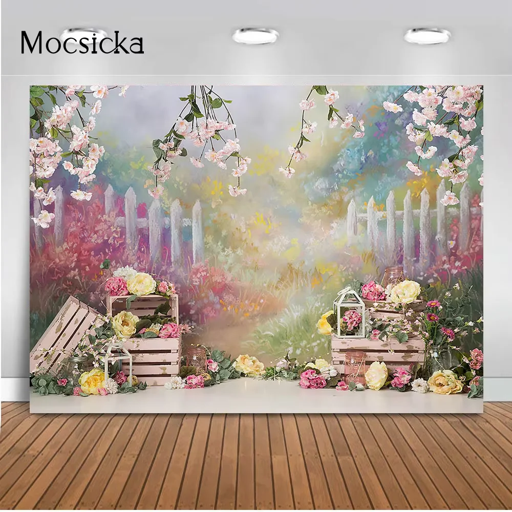Abstract Flower Backdrop Spring Scenery Newborn Kids Portrait Background for Photography Studio Garden Flowers Children Backdrop
Abstract Flower Backdrop Spring Scenery Newborn Kids Portrait Background for Photography Studio Garden Flowers Children Backdrop