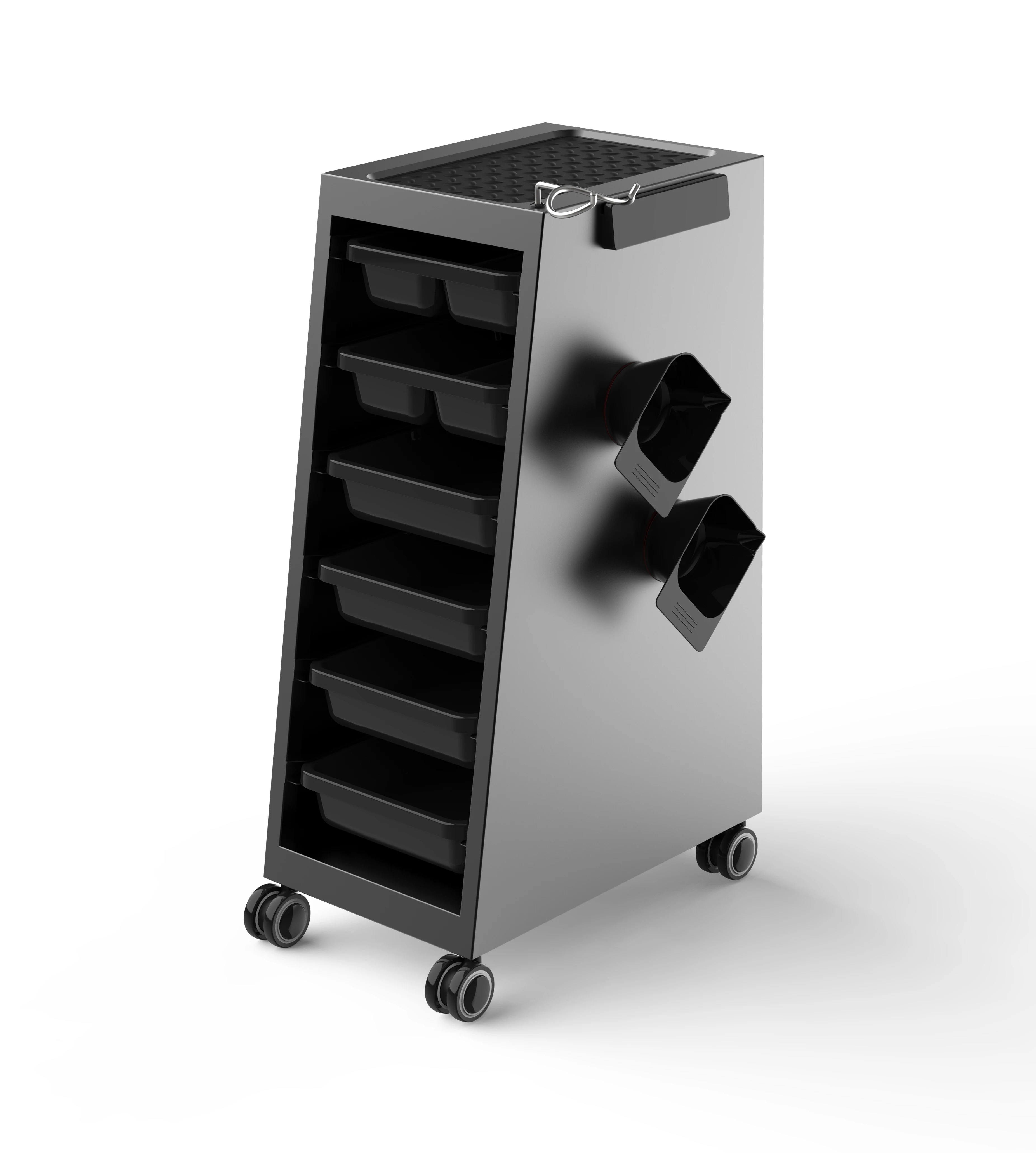 &c Metal Salon Cart with Heat Resistant Top and Dryer Holder Professional Hair Trolley
&c Metal Salon Cart with Heat Resistant Top and Dryer Holder Professional Hair Trolley