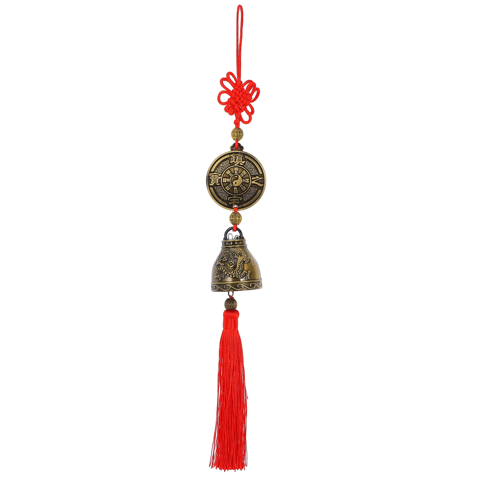 Copper Wind Chime Decoration Bells Door Pendant Chinese Coins Blessing Knot Material Exquisite Craftsmanship Peace
Copper Wind Chime Decoration Bells Door Pendant Chinese Coins Blessing Knot Material Exquisite Craftsmanship Peace
