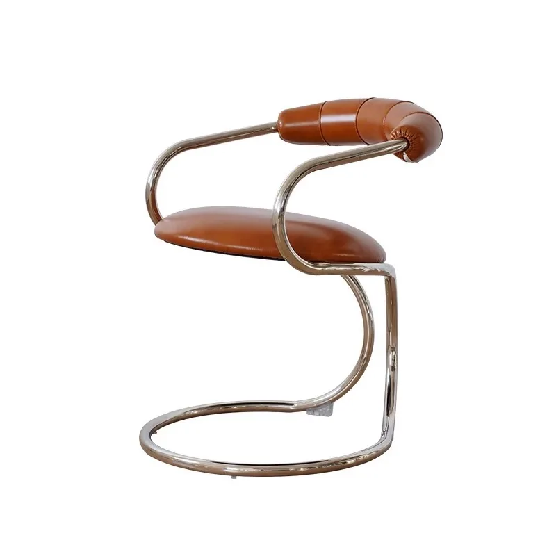 Leisure Chair Creative Snake Chair Medieval Bauhaus Home Dining Chair Backrest
Leisure Chair Creative Snake Chair Medieval Bauhaus Home Dining Chair Backrest