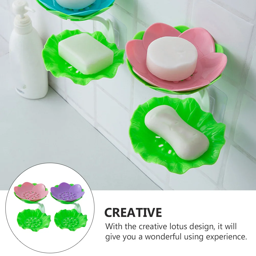 2Pcs Creative Lotus Soap Holders Eco-Friendly Draining Box Bathroom Supplies Multifunctional Storage Soap Holders
2Pcs Creative Lotus Soap Holders Eco-Friendly Draining Box Bathroom Supplies Multifunctional Storage Soap Holders