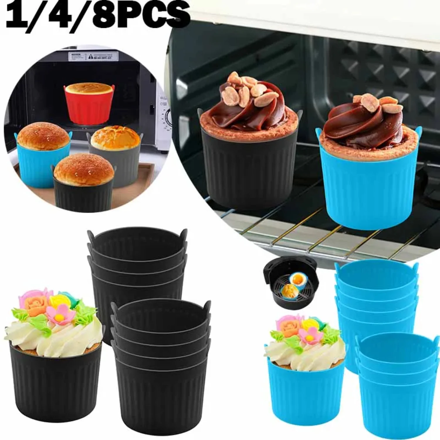 Silicone Basket Pot Tray Airfryer Liner Air Fryer Reusable Container Accessories Pan Baking Mold Protector Gadgets
Silicone Basket Pot Tray Airfryer Liner Air Fryer Reusable Container Accessories Pan Baking Mold Protector Gadgets