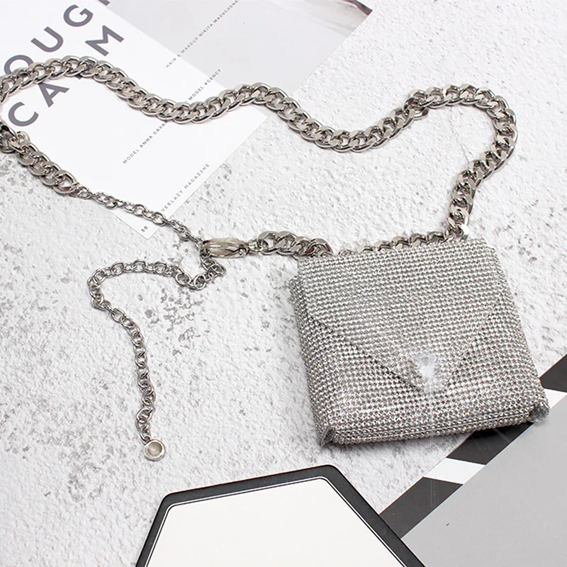 Fanny Pack for Women Luxury Brand Designer Waist Bag 2023 Mini Rhinestone Purse Big Thick Chain Evening Lipstick Belt Bag Extr
Fanny Pack for Women Luxury Brand Designer Waist Bag 2023 Mini Rhinestone Purse Big Thick Chain Evening Lipstick Belt Bag Extr