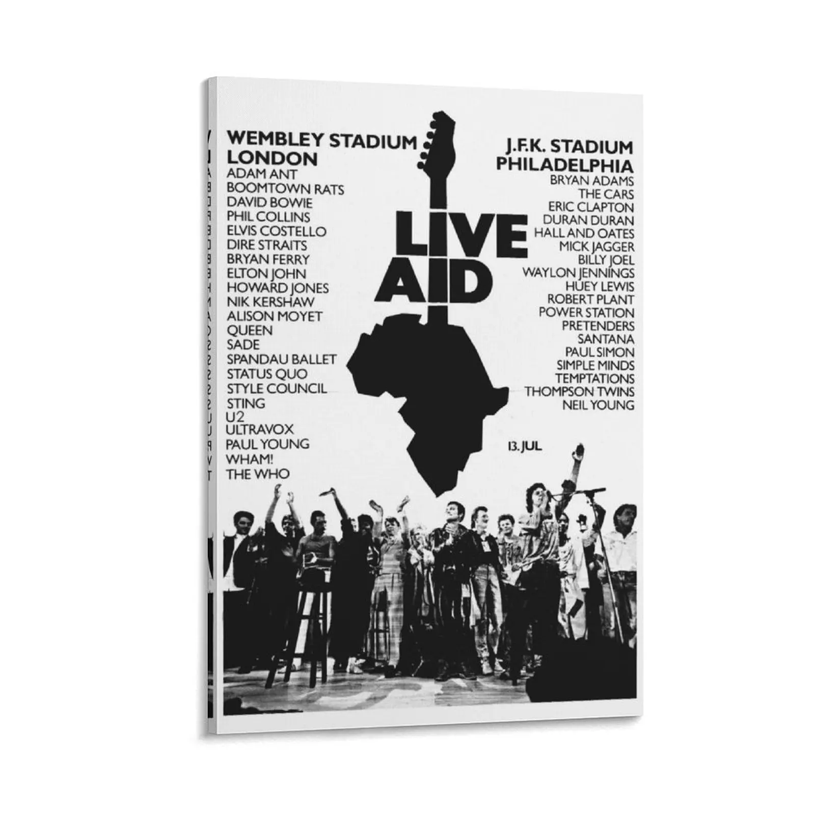 Live Aid '85 Halftone Artwork Canvas Painting room decorations for men Decoration home decorations and organization
Live Aid '85 Halftone Artwork Canvas Painting room decorations for men Decoration home decorations and organization