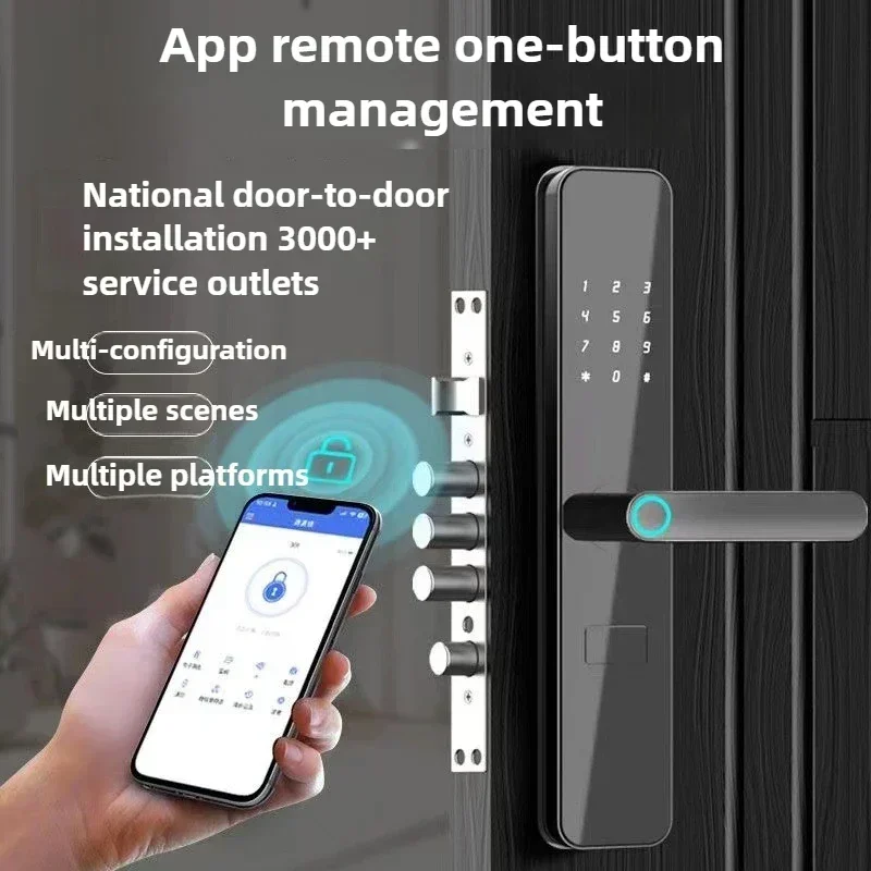 New Electronic Lock Graffiti Pass Password Lock Smart Fingerprint Lock Suitable for Home Use One Grip on The Semi-automatic
New Electronic Lock Graffiti Pass Password Lock Smart Fingerprint Lock Suitable for Home Use One Grip on The Semi-automatic