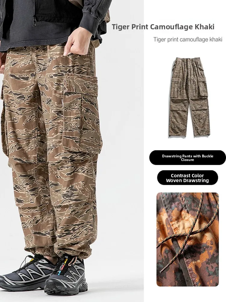 Original Men's Camouflage Trousers Loose Fit Long Pants Faionable Cuffed American Retro Sle Workwear Trousers for Men
Original Men's Camouflage Trousers Loose Fit Long Pants Faionable Cuffed American Retro Sle Workwear Trousers for Men