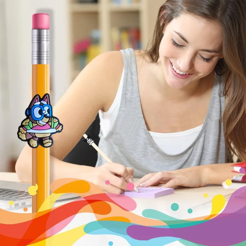Blueys Colored Pencil Clip Pencil Topper DIY Pen Decor Detachable Clips Pencil Accessories Kids Stationery Cartoon Pencils Decor
Blueys Colored Pencil Clip Pencil Topper DIY Pen Decor Detachable Clips Pencil Accessories Kids Stationery Cartoon Pencils Decor