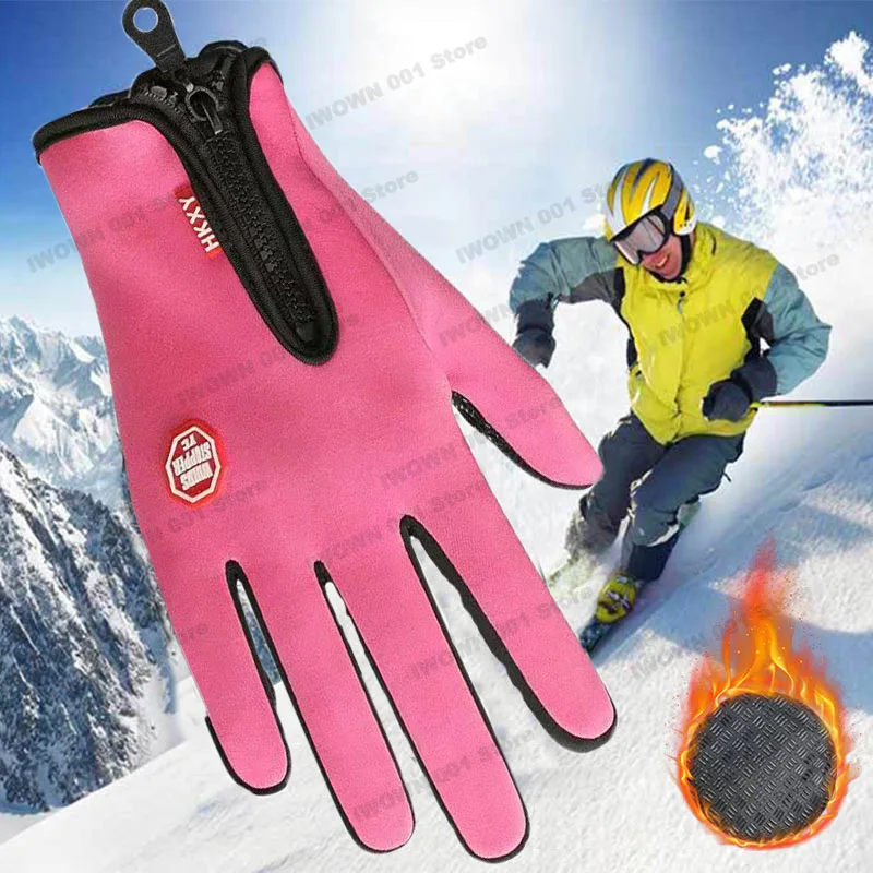 Winter Gloves For Men Waterproof Windproof Cold Gloves Snowboard Motorcycle Riding Driving Warm Touchscreen Zipper Glove
Winter Gloves For Men Waterproof Windproof Cold Gloves Snowboard Motorcycle Riding Driving Warm Touchscreen Zipper Glove