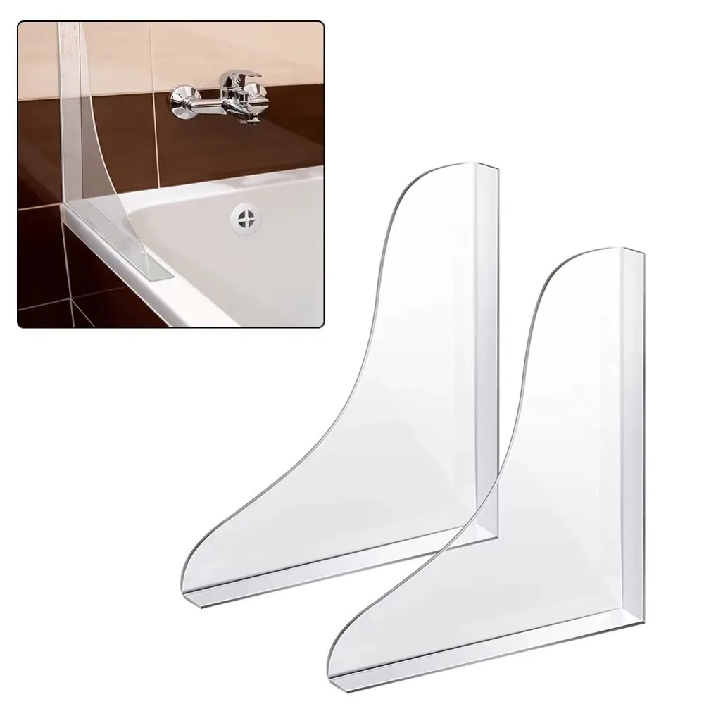Acrylic Bathtub Splash Guard Transparent Self-Adhesive Sink Splash Cover Waterproof Easy Install Water Baffle Plate Shower
Acrylic Bathtub Splash Guard Transparent Self-Adhesive Sink Splash Cover Waterproof Easy Install Water Baffle Plate Shower