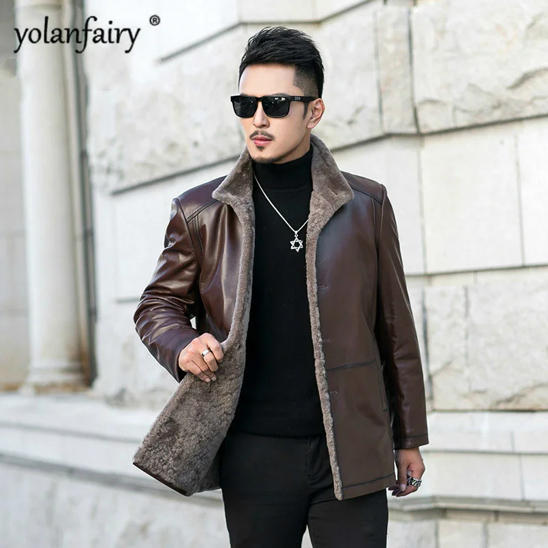 Genuine 2023 Winter Leather Jacket Men Shearling Fur Coat for Men Warm Real Wool Fur Chaqueta Cuero Hombre JM-
Genuine 2023 Winter Leather Jacket Men Shearling Fur Coat for Men Warm Real Wool Fur Chaqueta Cuero Hombre JM-