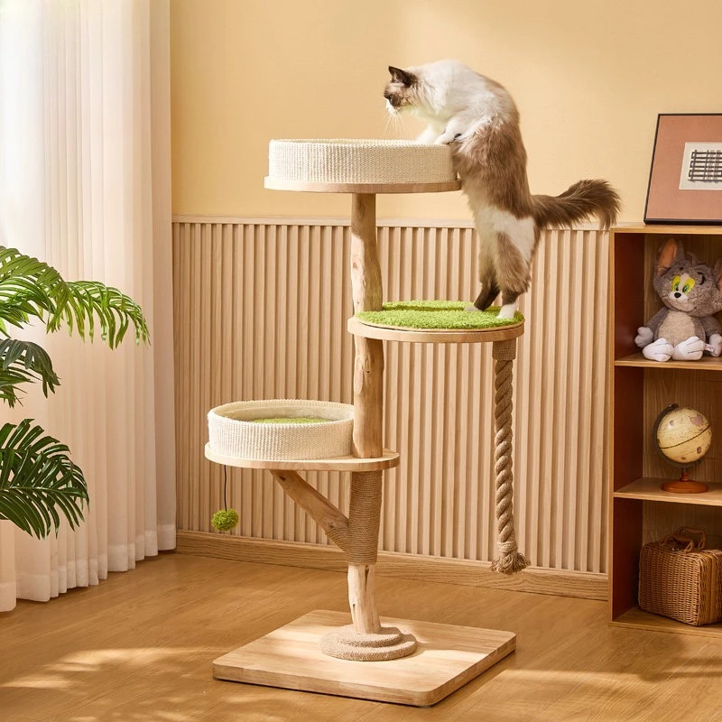 Meow Want Tree Full Solid Wood Climbing Frame Nest Tree Integrated Large Nest Villa Toys Oak Series
Meow Want Tree Full Solid Wood Climbing Frame Nest Tree Integrated Large Nest Villa Toys Oak Series