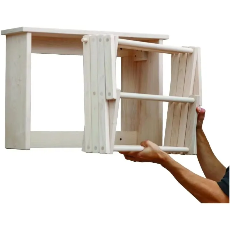 Large Wall Clothes Drying Rack ~ Heavy Duty Solid Maple Hardwood, Folding, Collapses to 25" x 20" x 8", Hand Built in USA
Large Wall Clothes Drying Rack ~ Heavy Duty Solid Maple Hardwood, Folding, Collapses to 25" x 20" x 8", Hand Built in USA
