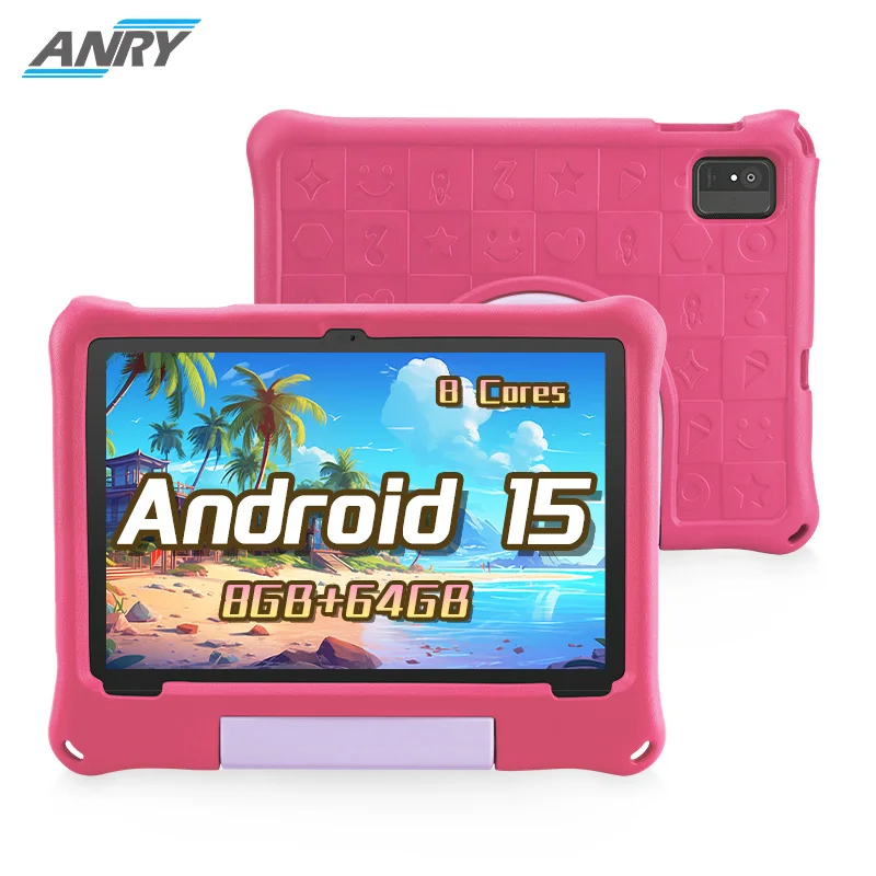 ANRY Kids Android 15 Tablet 10.1 inch 8GB RAM 64GB ROM Entertainment Learning Game Children's Tablet 5000Mah Octa-core Tablets
ANRY Kids Android 15 Tablet 10.1 inch 8GB RAM 64GB ROM Entertainment Learning Game Children's Tablet 5000Mah Octa-core Tablets