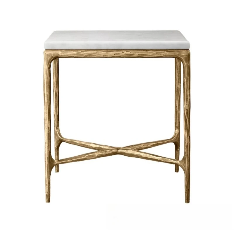 American light luxury antique forged wrought iron personalized side table/soft decoration design/villa/hotel living
American light luxury antique forged wrought iron personalized side table/soft decoration design/villa/hotel living