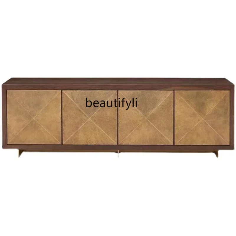 D06 country retro floor cabinet light luxury stainless steel TV cabinet Chinese solid wood living room audio-visual cabinet
D06 country retro floor cabinet light luxury stainless steel TV cabinet Chinese solid wood living room audio-visual cabinet