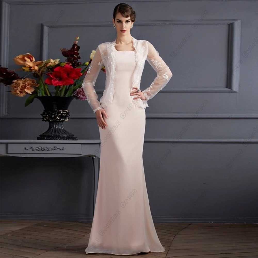 Classic Full Sleeve Mother of Bride Dresses for Women Chiffon Wedding Party Dresses with Lace 2024 Summer Robe De Soirée
Classic Full Sleeve Mother of Bride Dresses for Women Chiffon Wedding Party Dresses with Lace 2024 Summer Robe De Soirée