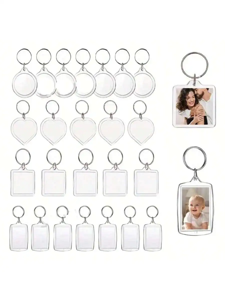 30Pcs Clear Acrylic Photo Frame Keychains Heart Square DIY Craft Supplies For Adults Gifts
30Pcs Clear Acrylic Photo Frame Keychains Heart Square DIY Craft Supplies For Adults Gifts