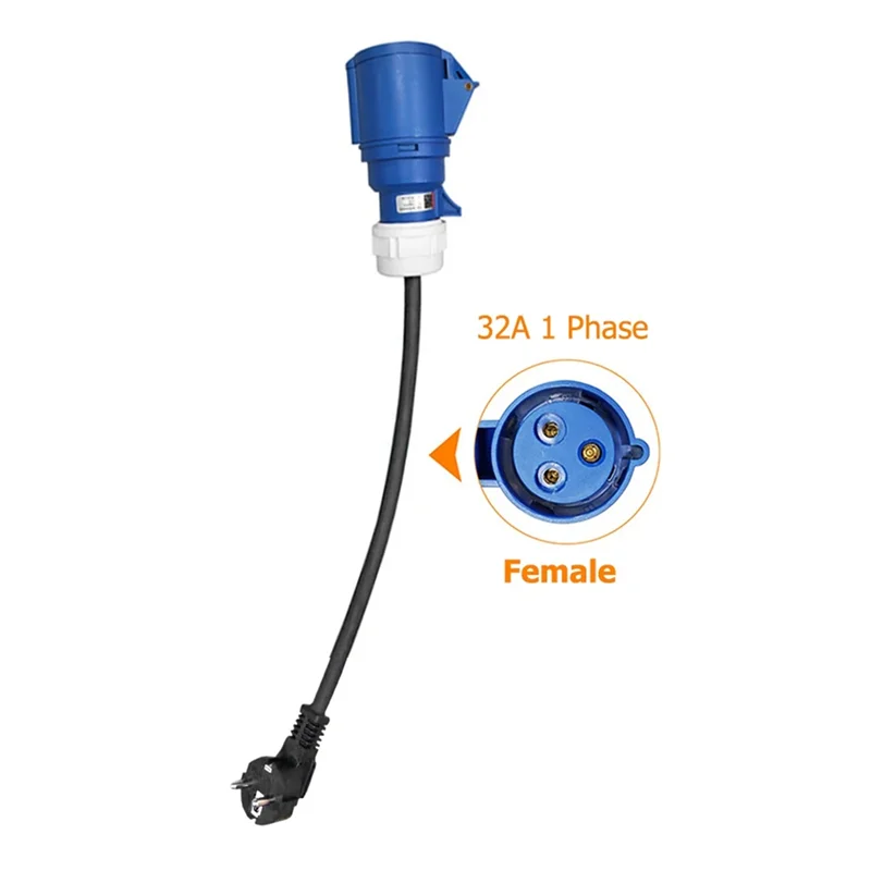 1 Piece EV Charger Female Plug 3 Pins Adapter Waterproof Connection Blue Plastic Portable Charger EU Plug-AS55
1 Piece EV Charger Female Plug 3 Pins Adapter Waterproof Connection Blue Plastic Portable Charger EU Plug-AS55