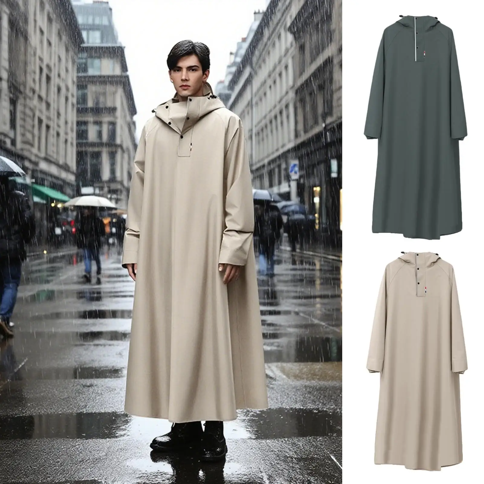 Rain Ponchos For Adults Outdoor Cycling Raincoat For Scooter Reusable Long Breathable Rain Coat For Mountain Cycling Hunting
Rain Ponchos For Adults Outdoor Cycling Raincoat For Scooter Reusable Long Breathable Rain Coat For Mountain Cycling Hunting