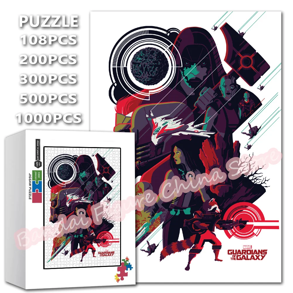Jigsaw Puzzles Disney Superhero 108/200/300/500/1000 Pieces Guardians of The Galaxy Movies Print Puzzles Decompress Toys
Jigsaw Puzzles Disney Superhero 108/200/300/500/1000 Pieces Guardians of The Galaxy Movies Print Puzzles Decompress Toys