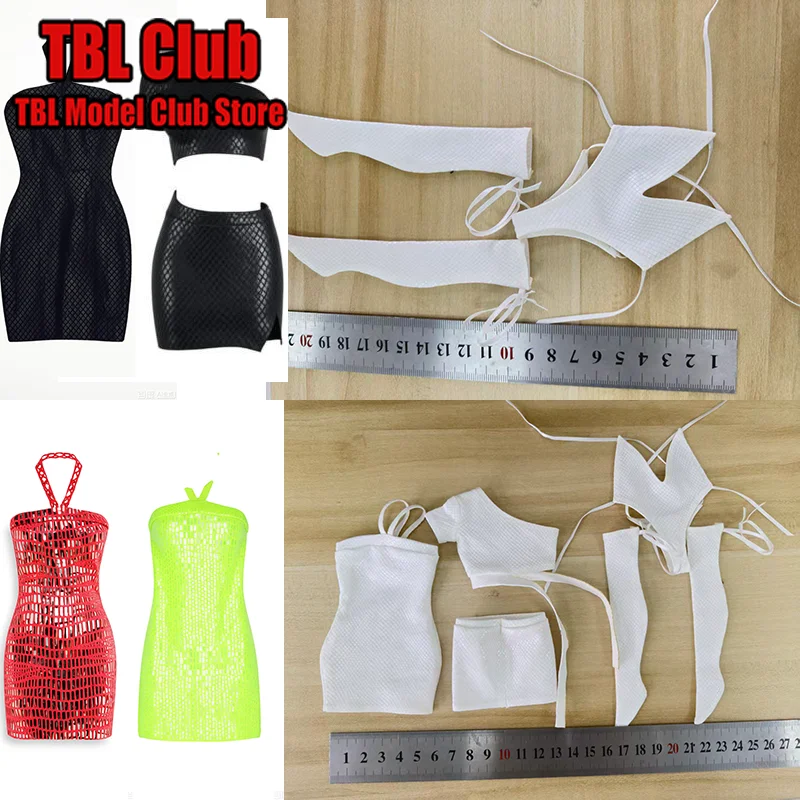 1/6 Scale Sequined One-Shoulder Two-Piece Mini Set Sexy Cross-cut Bodysui Female Clothes For 12-inch Action Figure Soldier
1/6 Scale Sequined One-Shoulder Two-Piece Mini Set Sexy Cross-cut Bodysui Female Clothes For 12-inch Action Figure Soldier